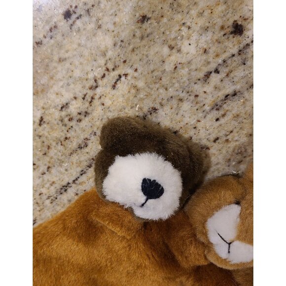 Vintage Ganz Wrinkles The Dog Hand Puppet Plush 16" Overalls & Finger Puppet Lot - Picture 5 of 15